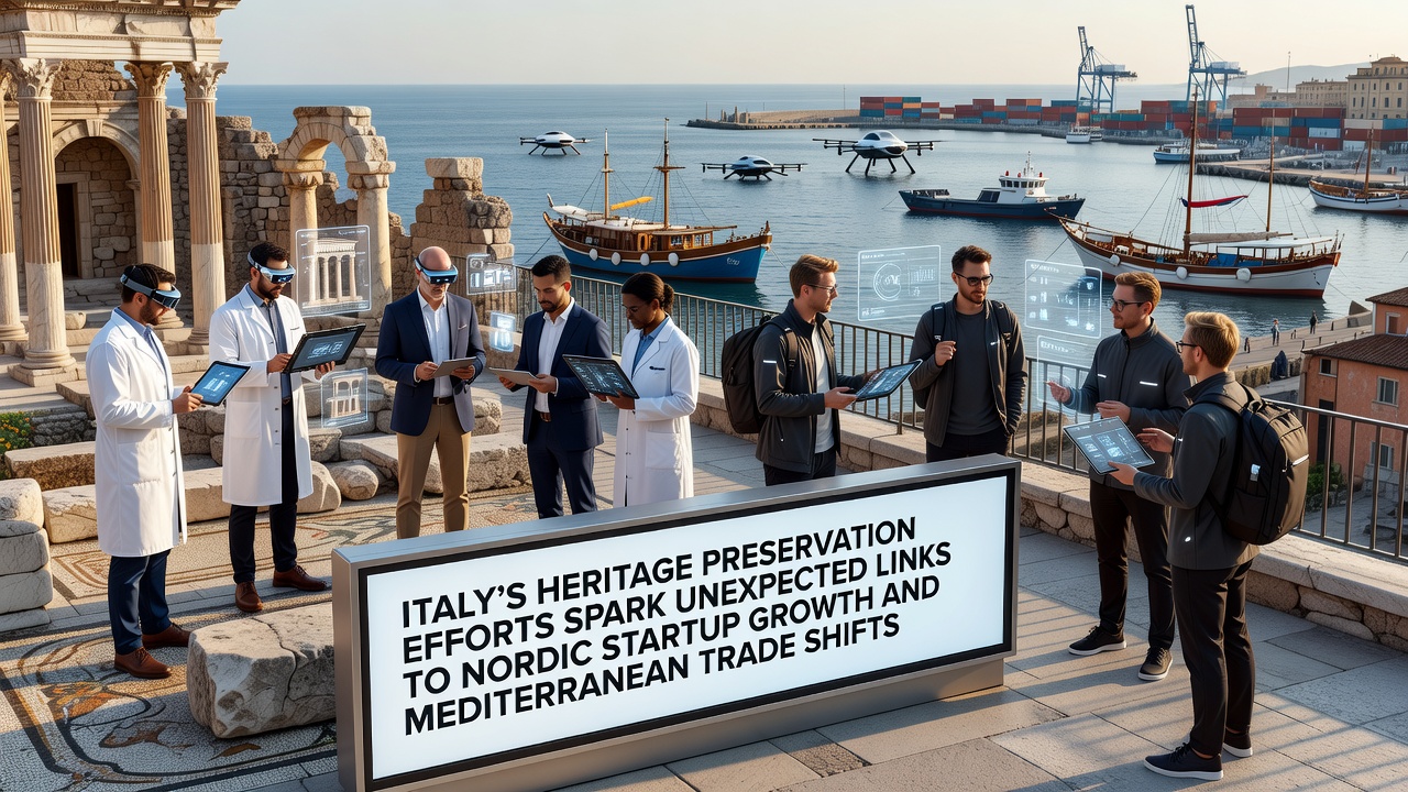 Italy's Cultural Heritage Initiatives Drive Nordic Tech Advancements and Alter Mediterranean Commerce Patterns